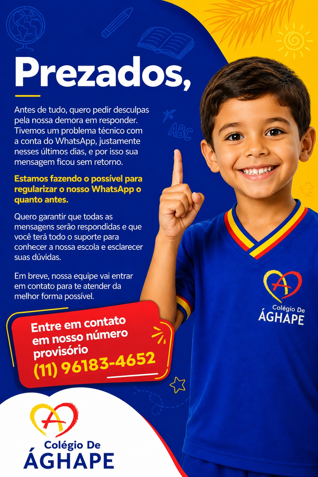 Popup de aviso
